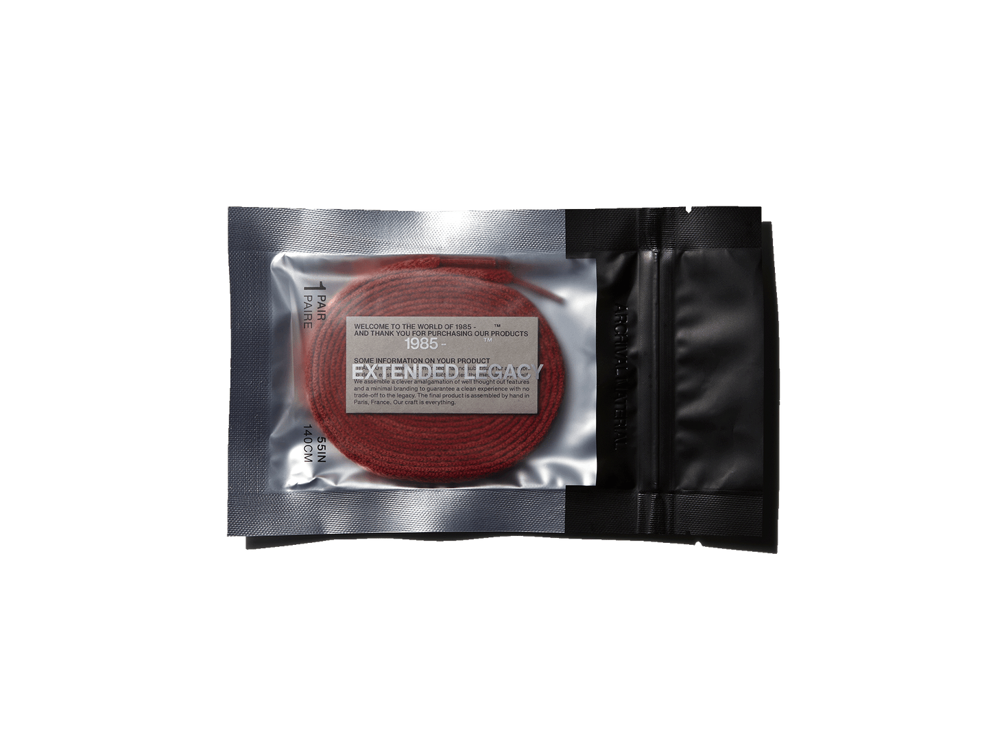 Shoelaces (1-Pair), Faded Red 55IN|140CM