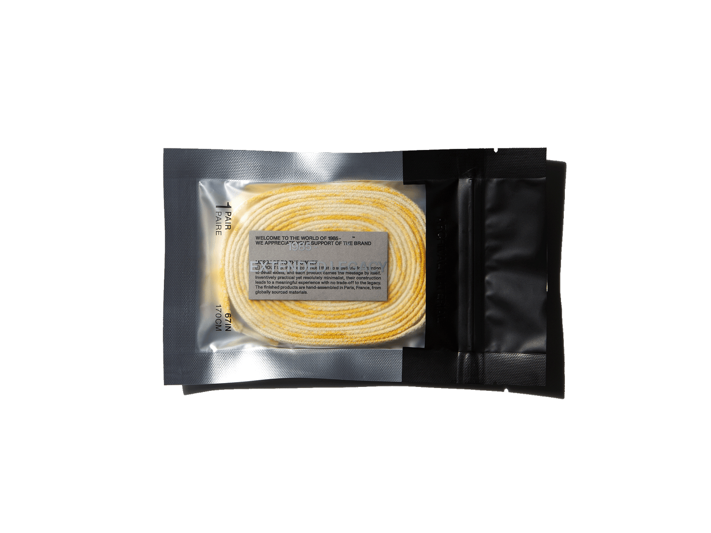 Shoelaces, Faded Yellow 67IN|170CM